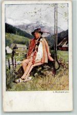 sign Bienkowski Trachten Osteuropa 1917 Gebrauchsspuren