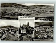 98593 O6084 Floh - Gesamtansicht Teilansicht Dorfpartie An der Kirche