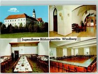 94330 W8441 Hunderdorf , Niederbay - Rückseite mit Abschürfungen bzw Kleberesten Prämonstratenser Abtei Windberg