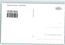 57462 W5960 Olpe , Biggesee - Stadthalle Rückseite mit Abschürfungen bzw Kleberesten