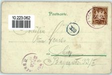 Gruss aus Katze 1898 Gebrauchsspuren