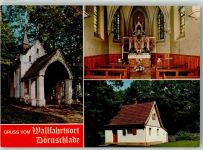57482 W5963 Wenden , Biggetal, Südsauerland - Rückseite mit Abschürfungen bzw Kleberesten Wallfahrtskapelle Dörnschlade