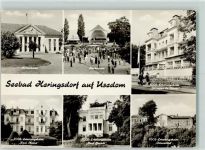 17419 O2251 Seebad Heringsdorf - Kulturhaus Kurkonzert FDGB-Erholungsheim Guiseppe do Victorio FDGB-Erholungsheim Paul Heine FDGB-Erholungsheim Paul Berndt FDGB.Erholungsheim Ostseeblick Rückseite mit Abschürfungen bzw Kleberesten