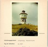 26465 W2941 Langeoog FOTO KEINE AK Wasserturm Foto montiert auf Karton
