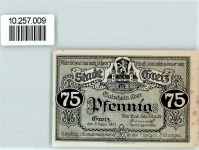 07973 O6600 Greiz - Notgeld 75 Pfennig Parksee