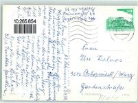 19086 O2713 Plate , Meckl Gebrauchsspuren Rückseite mit Abschürfungen und Kleberesten