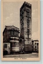 55100 Lucca 1930 - S. Frediano Turm AK