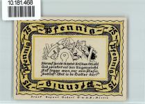 31592 W3078 Stolzenau , Weser - Notgeld Wilhelm Busch