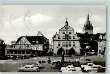 59929 W5790 Brilon - Marktplatz Marktbrunnen Cafe