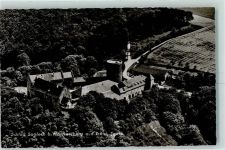 97762 W8783 Hammelburg - Schloß Saaleck Weinrestaurant Fliegeraufnahme