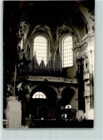 W8942 Ottobeuren Benediktinerabtei Kirchenorgel Ort handschriftlich Kirchenorgel Privatfoto AK