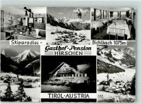 6621 Bichlbach 1967 Winter Gasthaus Hirschen mit Interieur