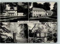 48565 W4430 Borghorst , Westf - Alte Wache Kettenbrücke Knüppelbrücke Gasthaus