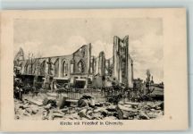 62149 Givenchy-les-la-Bassee - zerstörte Kirche Friedhof WK I