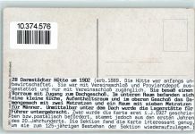 Darmstädter Hütte - Beschreibung aufgeklebt