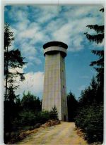 96337 W8642 Lauenstein , Oberfr - Aussichtsturm Thüringer Warte