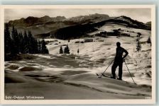 83242 W8216 Winklmoos - Ski-Gebiet Skifahrer Winter