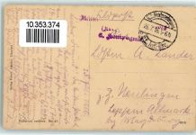 02860 Chermizy-Ailles 1916 - Feldpost WK I Militärfriedhof