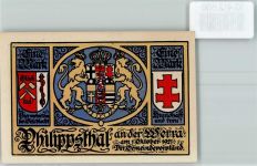 36269 W6433 Philippsthal Werra - Notgeld Bergknappe