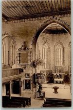 06343 O4274 Mansfeld , Südharz - Stadtkirche Altaransicht