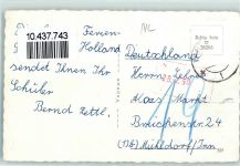 9671 Winschoten - Kanal mit Leinpfad Windmühlen