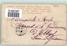 08396 O9611 Waldenburg , Sachs Gebrauchsspuren 1905 Schloss Waldenburg