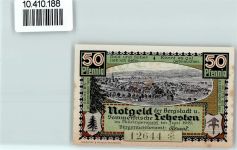 07349 O6862 Lehesten , Thüringerw - Notgeld