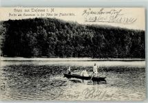 16356 O1311 Tiefensee b Bad Freienwalde 1910 - Gamensee Ruderboot