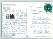 18225 O2565 Kühlungsborn , Ostseebad - Ferienheim Erwin Fischer Klubraum Empfang Bauernstube
