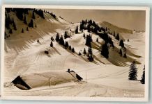 87527 W8972 Sonthofen , Oberallgäu - Oberälpe mit Ochsenkopfabfahrt Winter