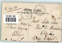 Abuja 1907 Karte beschädigt Dampfschiff R.M.S. Nigeriea
