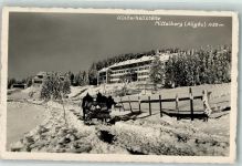87466 W8967 Mittelberg b Oy - Kinderheilstätte Pferdeschlitten Winter