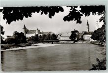 89415 W8882 Lauingen Donau - Neue Donaubrücke Ehem. Schloß Lauingen
