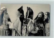 Offiz. Postkarte Nr. 8 - 1910 Priester und Pharisäer, sehr gute Erhaltung AK Passionsspiel Foto AK