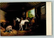 Nr. 29942 The Stable von Morland AK Pferd 1910 Künstlerkarte