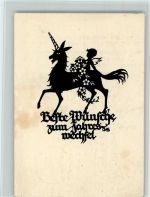 Neujahr - Eingorn AK Schwindt, A. 1952