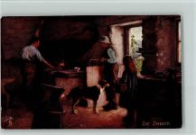 The Smiddy - Tucks AK Nr. 9343 - Scotish Life - gute Erhaltung Schmied
