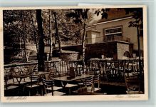 W4000 Düsseldorf Wolfsschlucht Bier-Terrasse AK Brauerei 1939