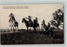 Cavallerie Francece in ricognizione a Belfort Militär Frankreich