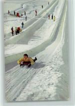 Serie 59 Nr. 2086 - Sport d`hiver , sehr gute Erhaltung Schlitten
