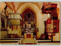 W3565 Breidenbach b Biedenkopf Ev. Luth. Pfarrkirche Orgel Innenansicht Kirchenorgel