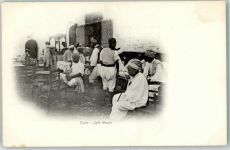 Tunis Cafe Maure Volkstypen / Brauchtum Tunesien 1905