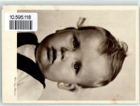 67269 W6718 Grünstadt Privatfoto AK Landpoststempel Obersülzen Baby Foto Inge Petersen Zu Gunsten des Deutschen Frauenwerkes Mütterdienst