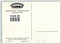 4020 Linz Künstlerkarte Stickstoffwerke Österreichische Heimattrachten Karte 6 Waldviertel