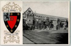 Cambridge Prägedruck St. Johns College Wappen