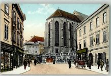 9500 Villach-Innere Stadt - Hauptplatz mit der Stadtpfarrkirche