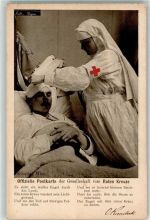 Krankenschwester Verwundeter Kilophot Wien 1914 Rotes Kreuz