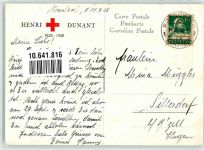 Freiwillig Hilfe im Feld Henry Dunnant 1828-1928 Rotes Kreuz 1928 Künstlerkarte