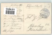 Soldau Dzialdowo 1915 Gebrauchsspuren Feldpost WK I