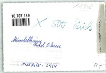 87719 W8948 Mindelheim FOTO KEINE AK Hotel Ochsen Ort handschriftlich